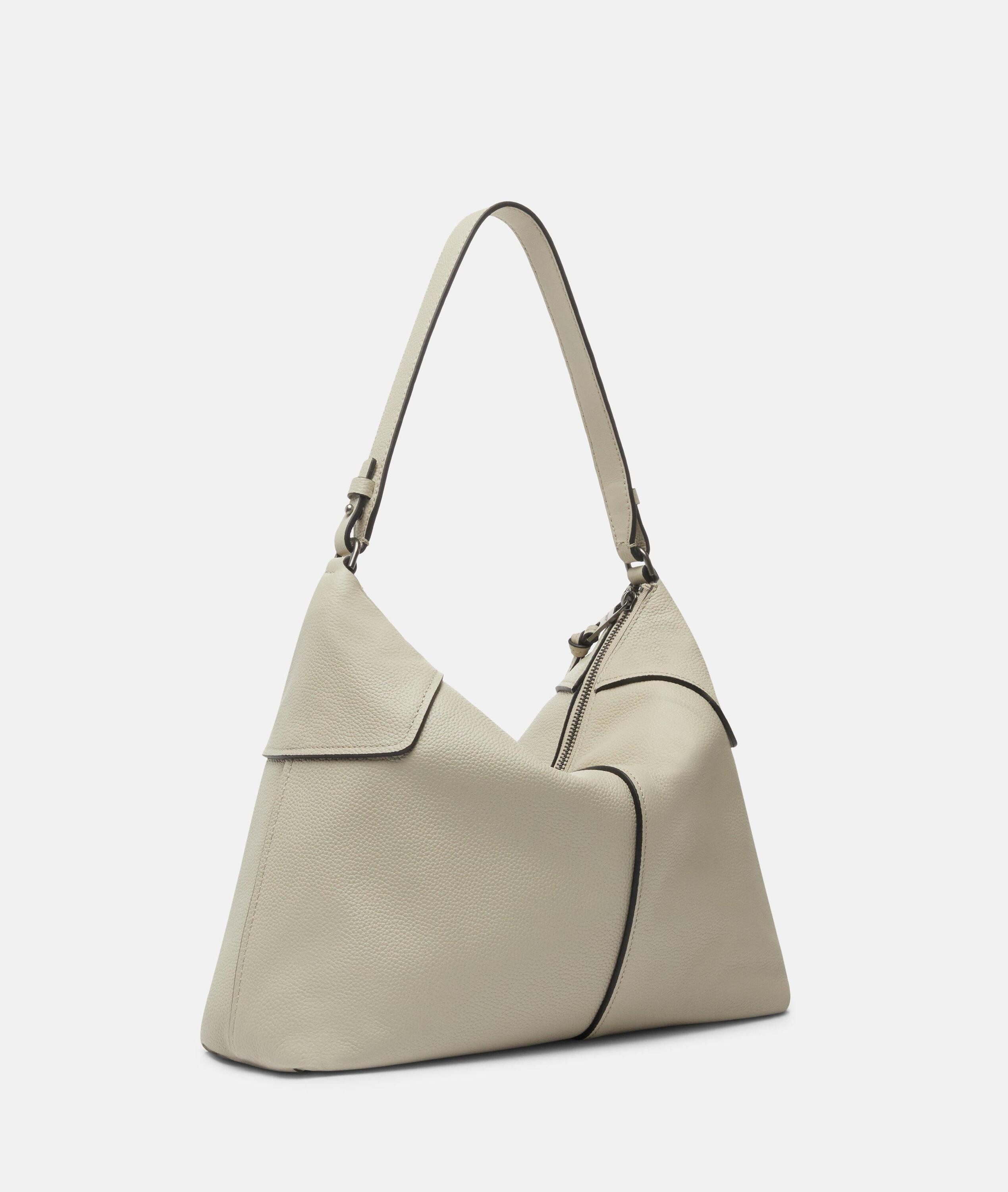 Liebeskind Berlin Schultertasche Mila Hobo M, Geräumige Hobo-Bag aus Rindsleder