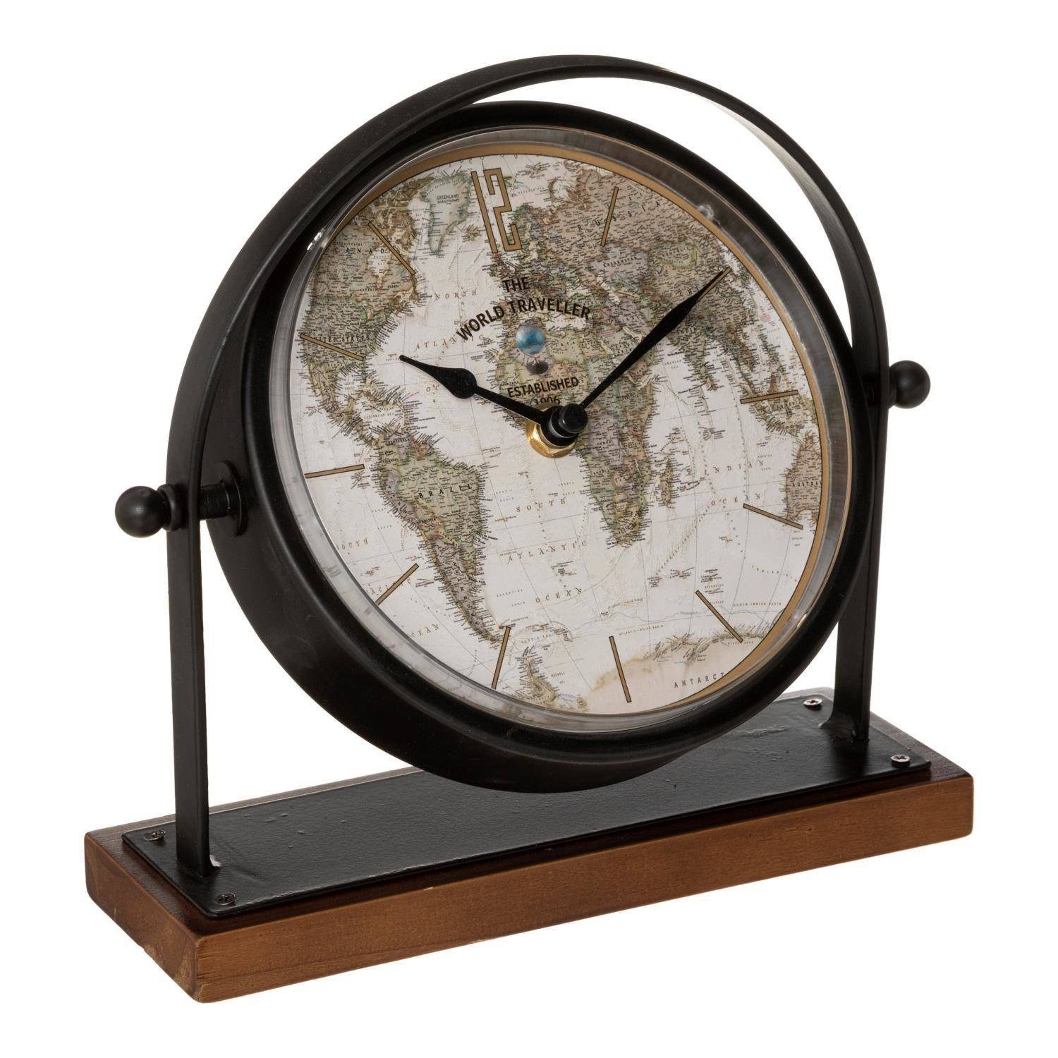Atmosphera Créateur d'intérieur Uhr Retro-Tischuhr FLAVIA, Zifferblatt mit günstig online kaufen