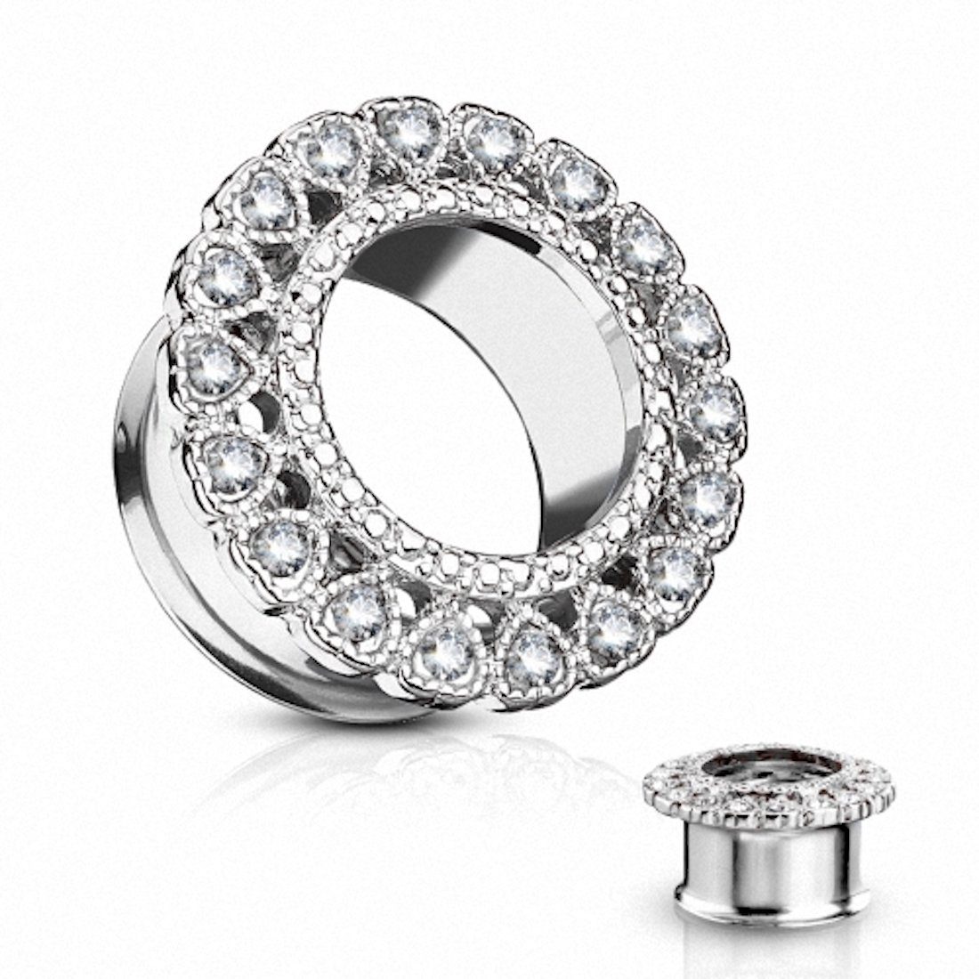 Taffstyle Plug Flesh Tunnel Edelstahl Piercing günstig online kaufen