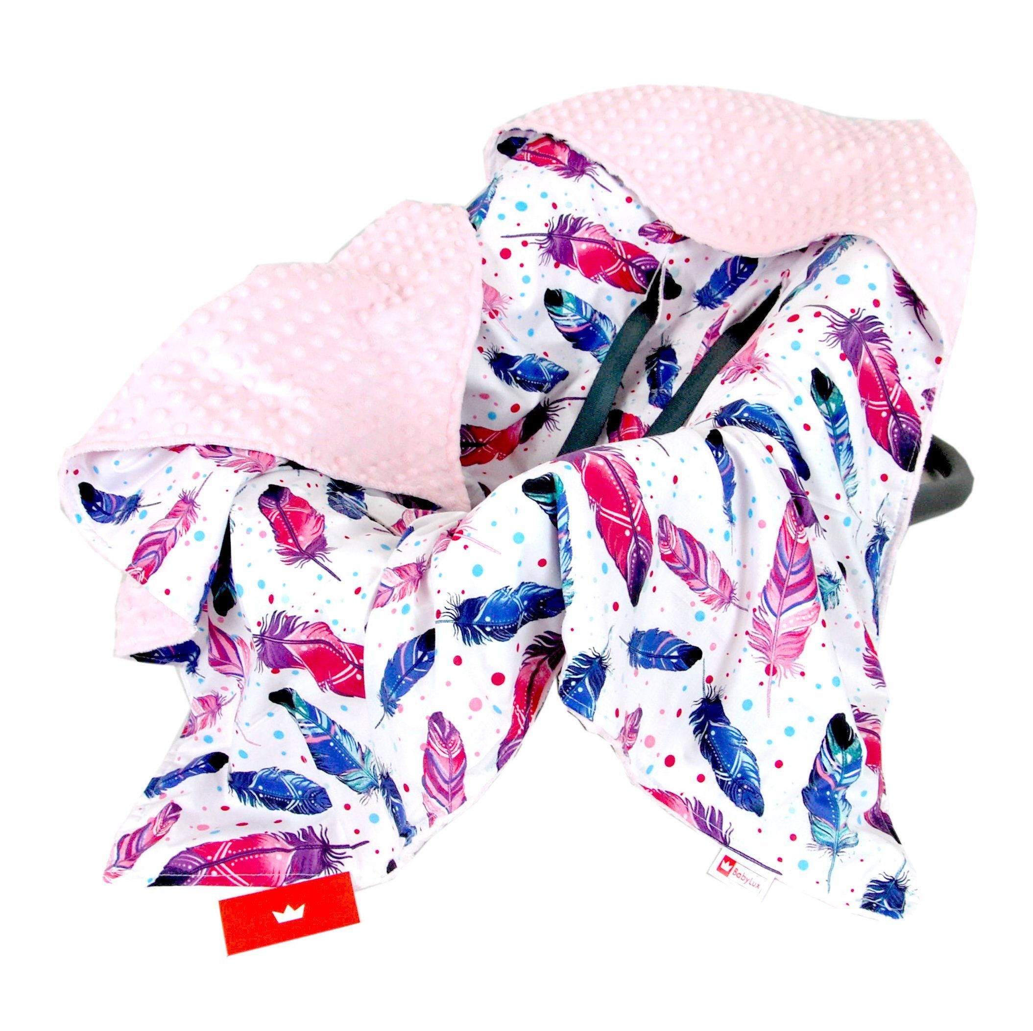 Einschlagdecke BabyLux Baby EINSCHLAGDECKE Babyschale 90x90 günstig online kaufen