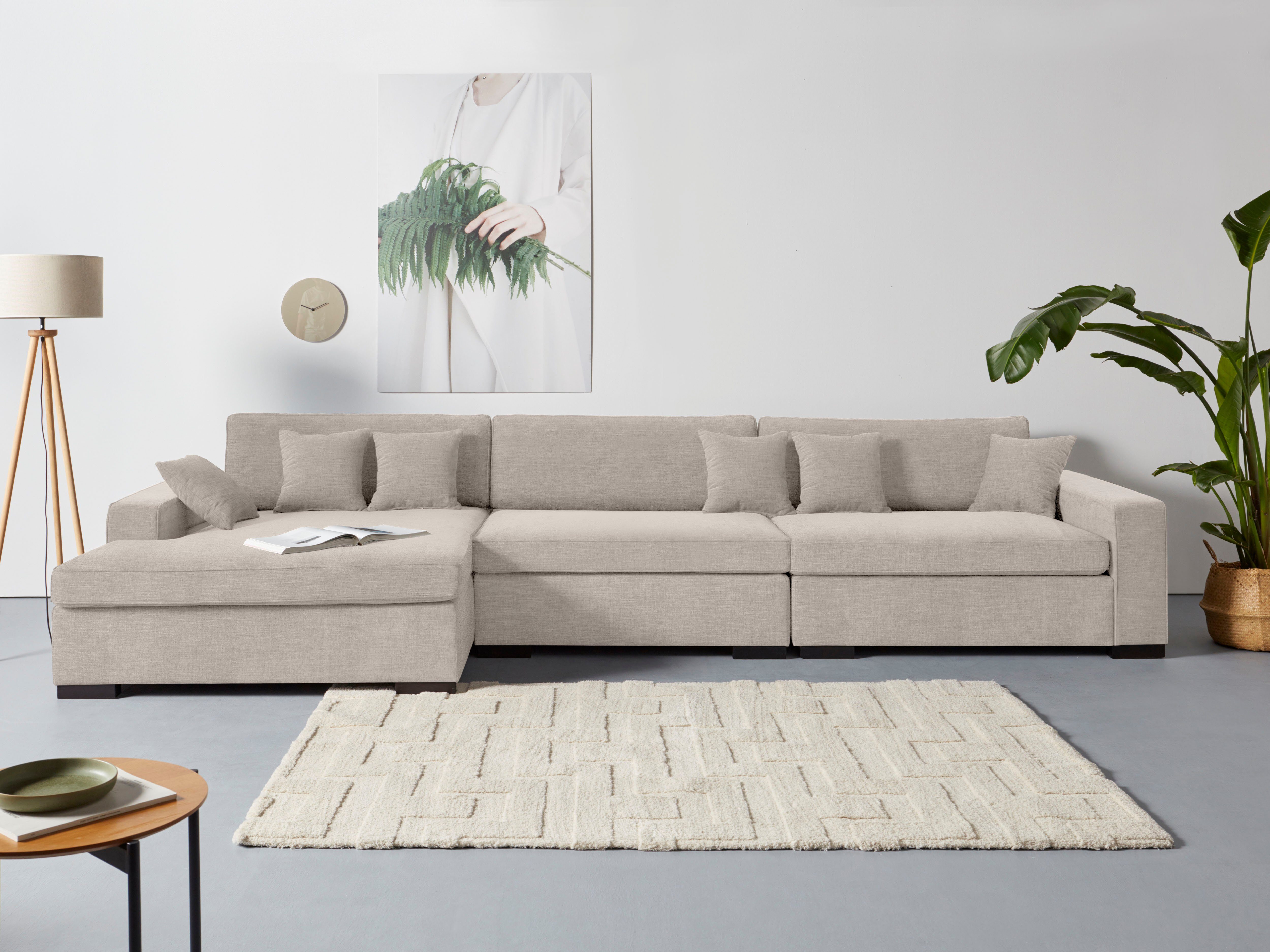 Home affaire Sofa-Eckelement Skara XXL L-Form, günstig online kaufen
