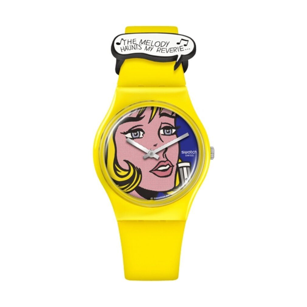 Swatch Luxusuhr Reverie von Roy Lichtenstein, die Uhr SO28Z117