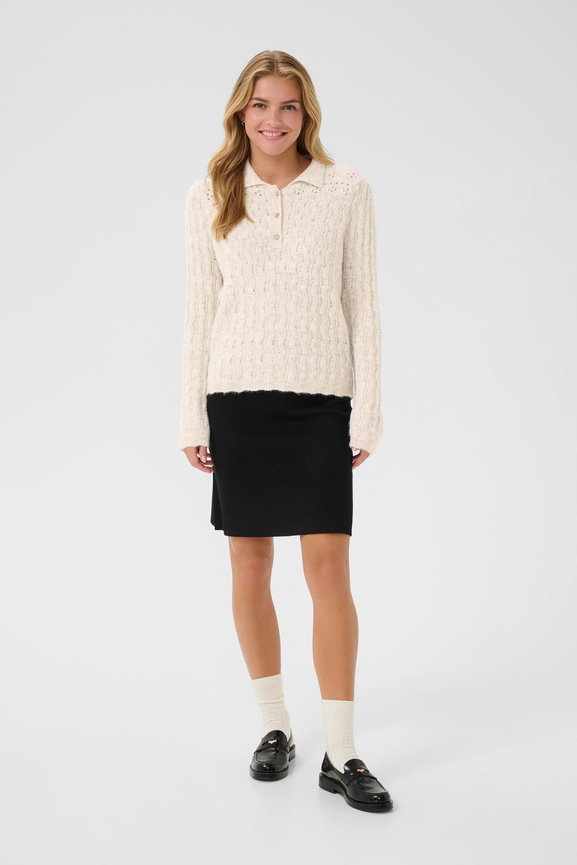 Cream Strickpullover Strickpullover CRJunah