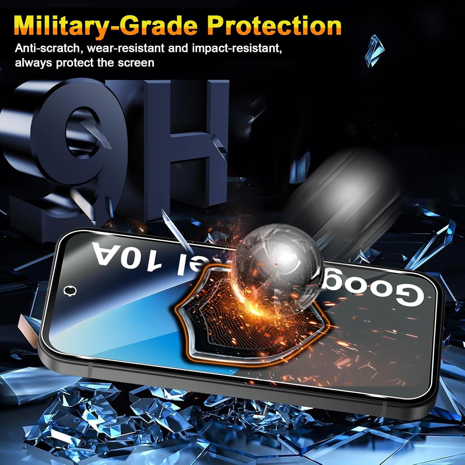 MSM Protech Handyhülle Hülle + 2X Schutzglas für Google Pixel 10A Panzerfolie Full Case Klar – Bild 4 von 5