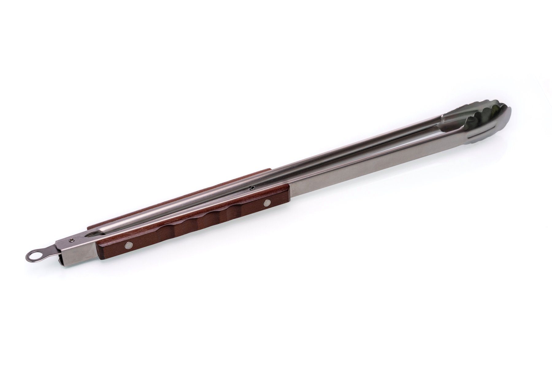 Grillzange, 56 cm BBQ XXL Grillzange extra lang Edelstahl optimal für jeden Gas- oder Holzkohlegrill