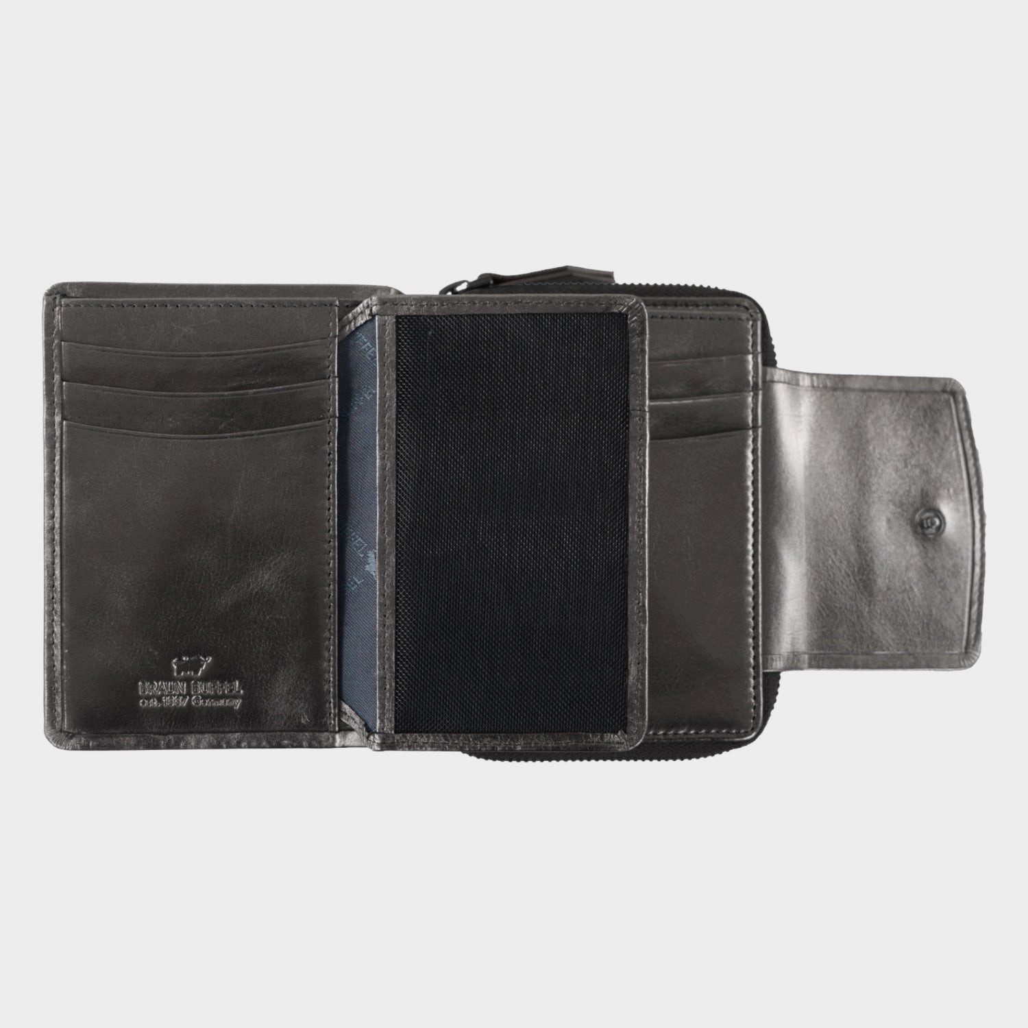 Braun Büffel Geldbörse RUBY RFID RV-Geldbörse M 8CS silver günstig online kaufen