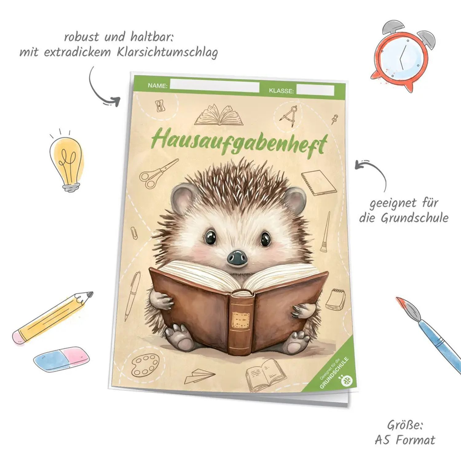Trötsch Verlag Schülerkalender TRÖTSCH - Hausaufgabenheft Grundschule Igel