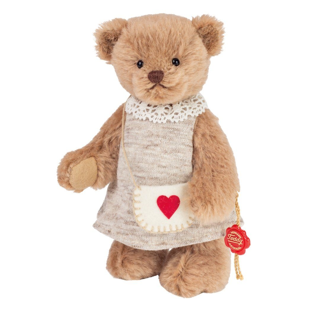 Teddy 18 Teddybär Kleid+Tasche cm Hermann® Alice Dekofigur