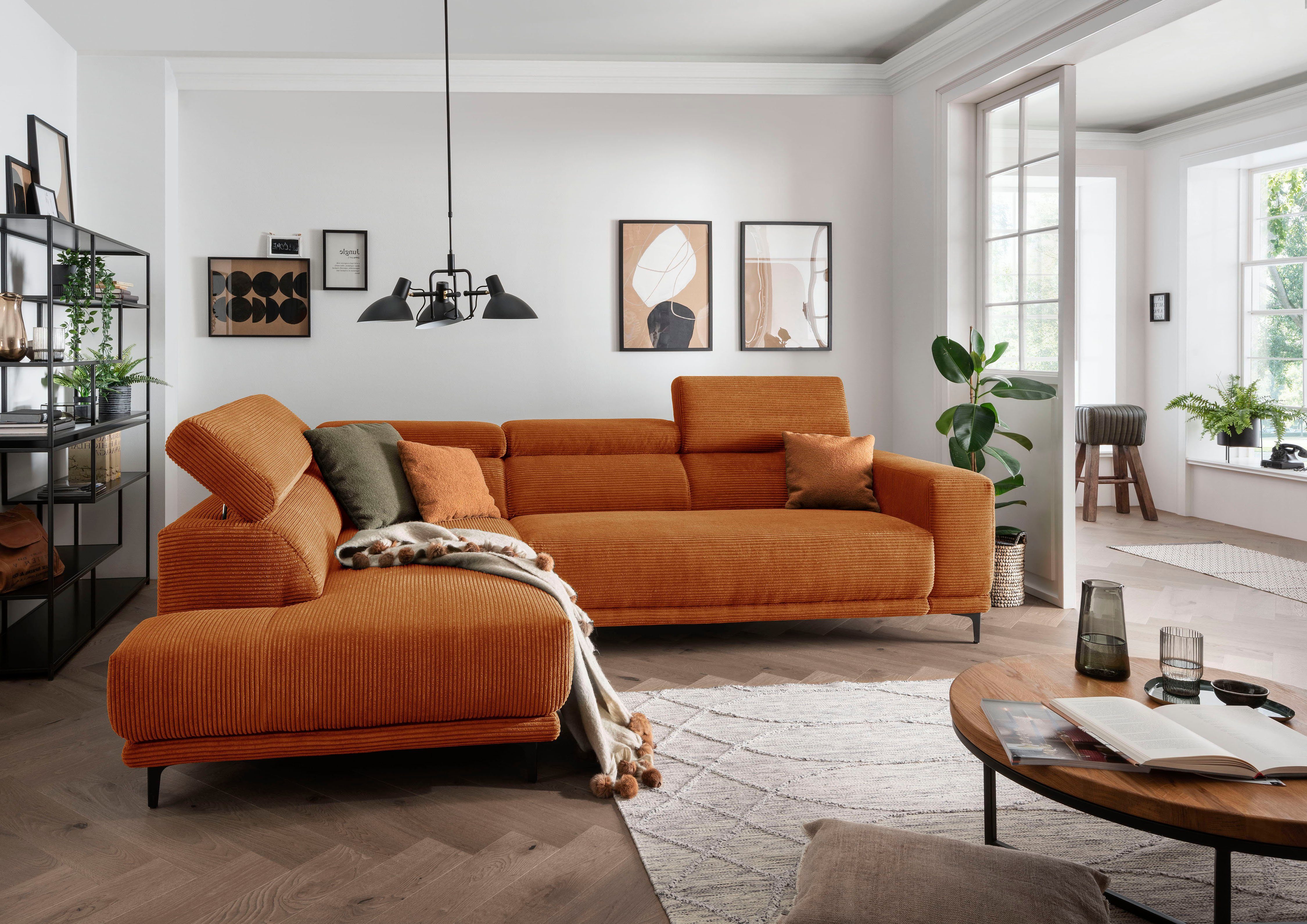 alina Ecksofa Hikari, wahlweise mit Sitzvorzug, günstig online kaufen