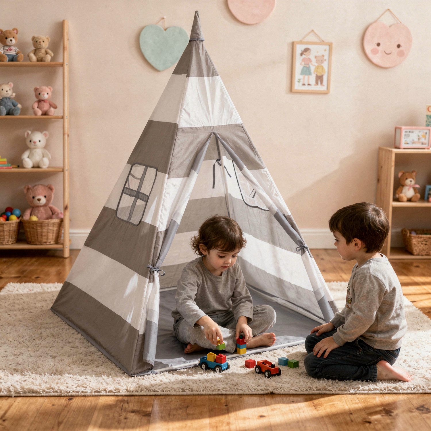 SELONIS Spielzelt NT-200X (0-tlg., Spielzelt mit Bälle) für indoor und outdoor