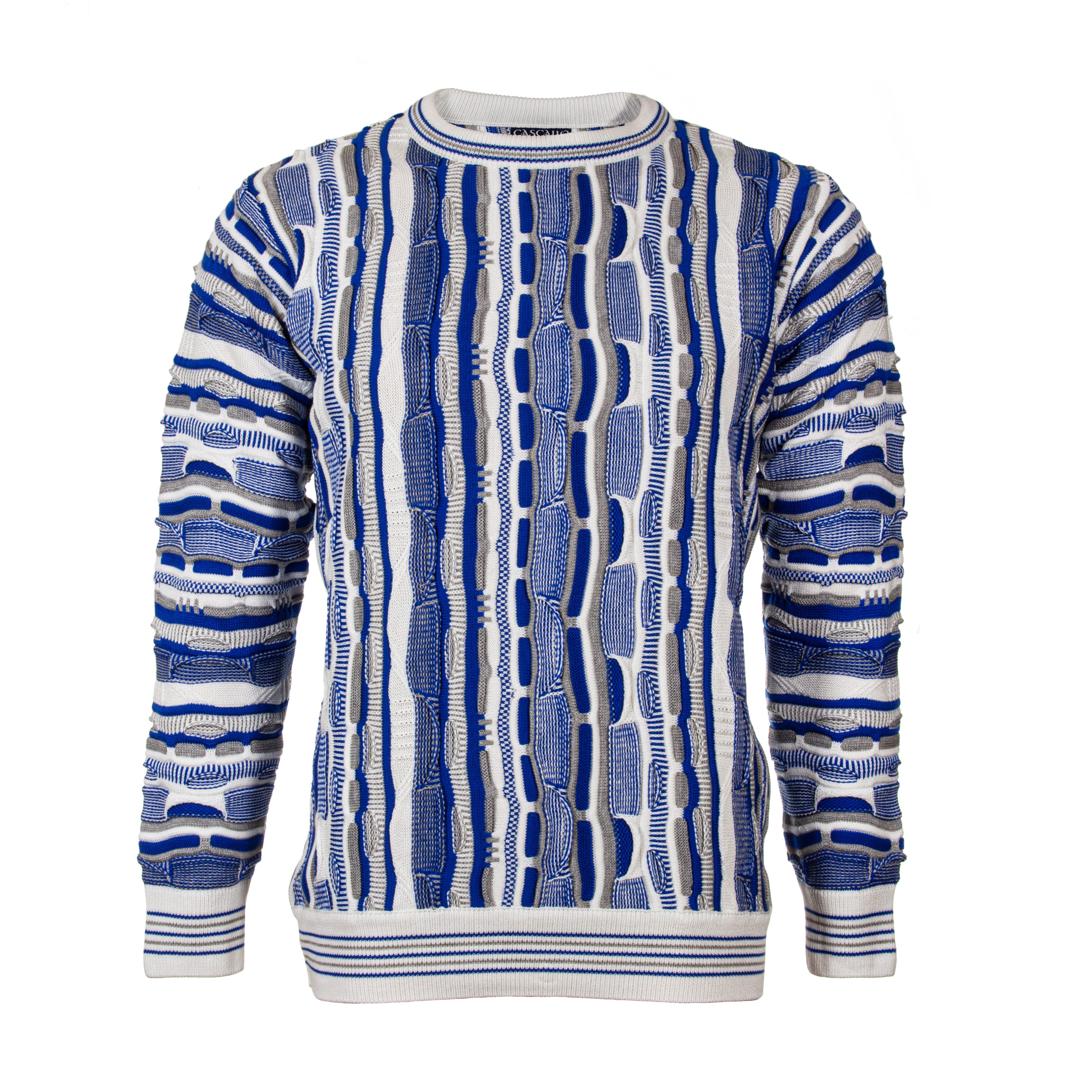 Cascallo Strickpullover Marco - Gestrickter Luxus Designer Rundhals-Pullove günstig online kaufen