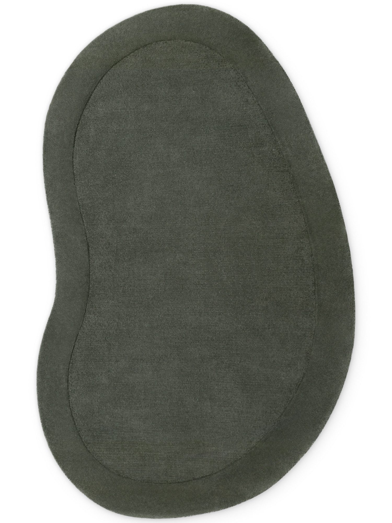 Villeroy & Boch Teppich Wollteppich Kivi, rechteckig, Höhe: 17 mm, Handgewebt, Wolle, Bordüre, Einfarbig, Läufer, Wohnzimmer, Organisch – Bild 3 von 5