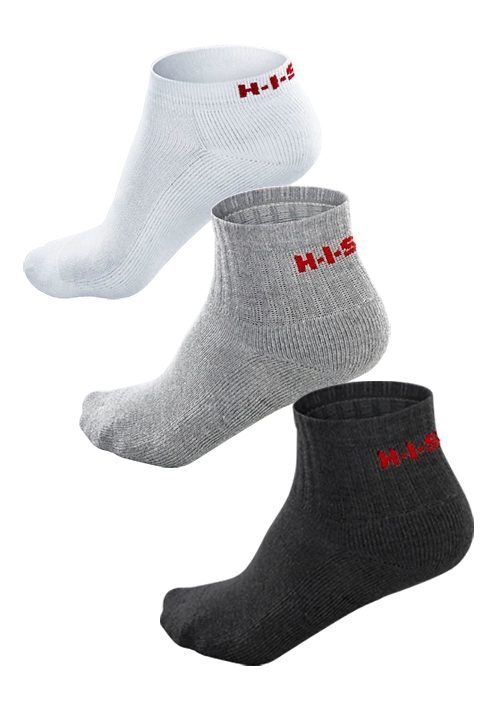 H.I.S Kurzsocken (Box, 20-Paar) und Sneakersocken mit Frottee