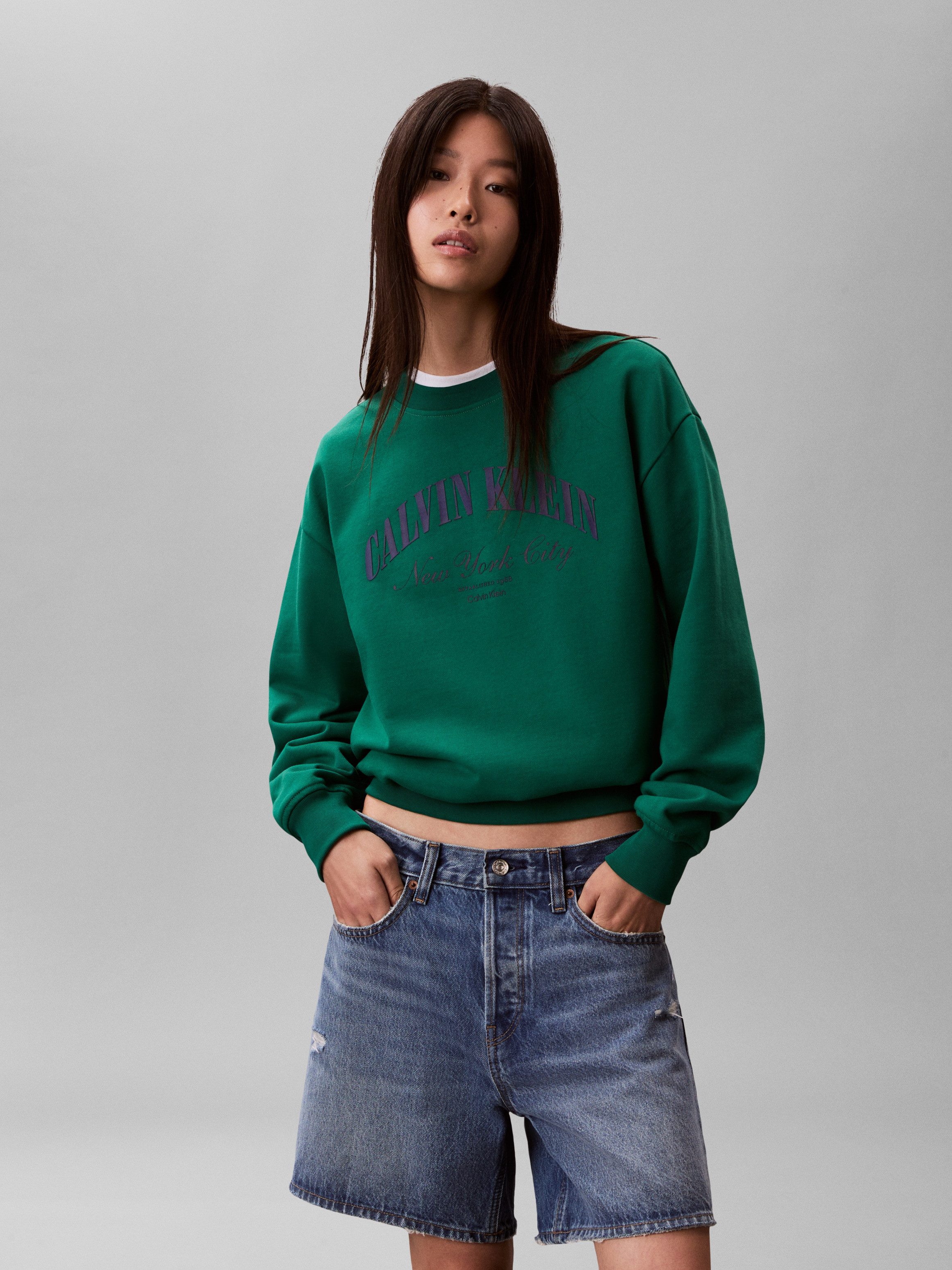 Calvin Klein Jeans Sweatshirt Regular fit, mit Druck