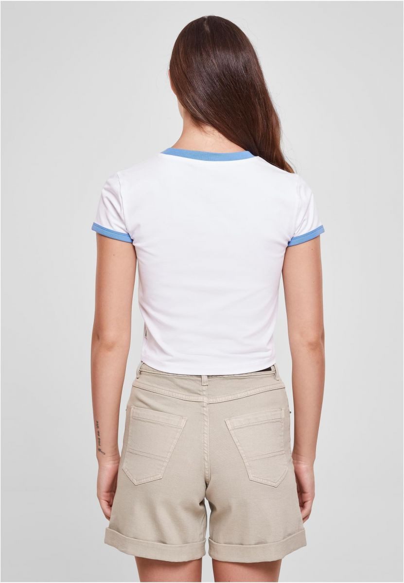 URBAN CLASSICS Tanktop Ladies Stretch Jersey Cropped Tee Frauen Top