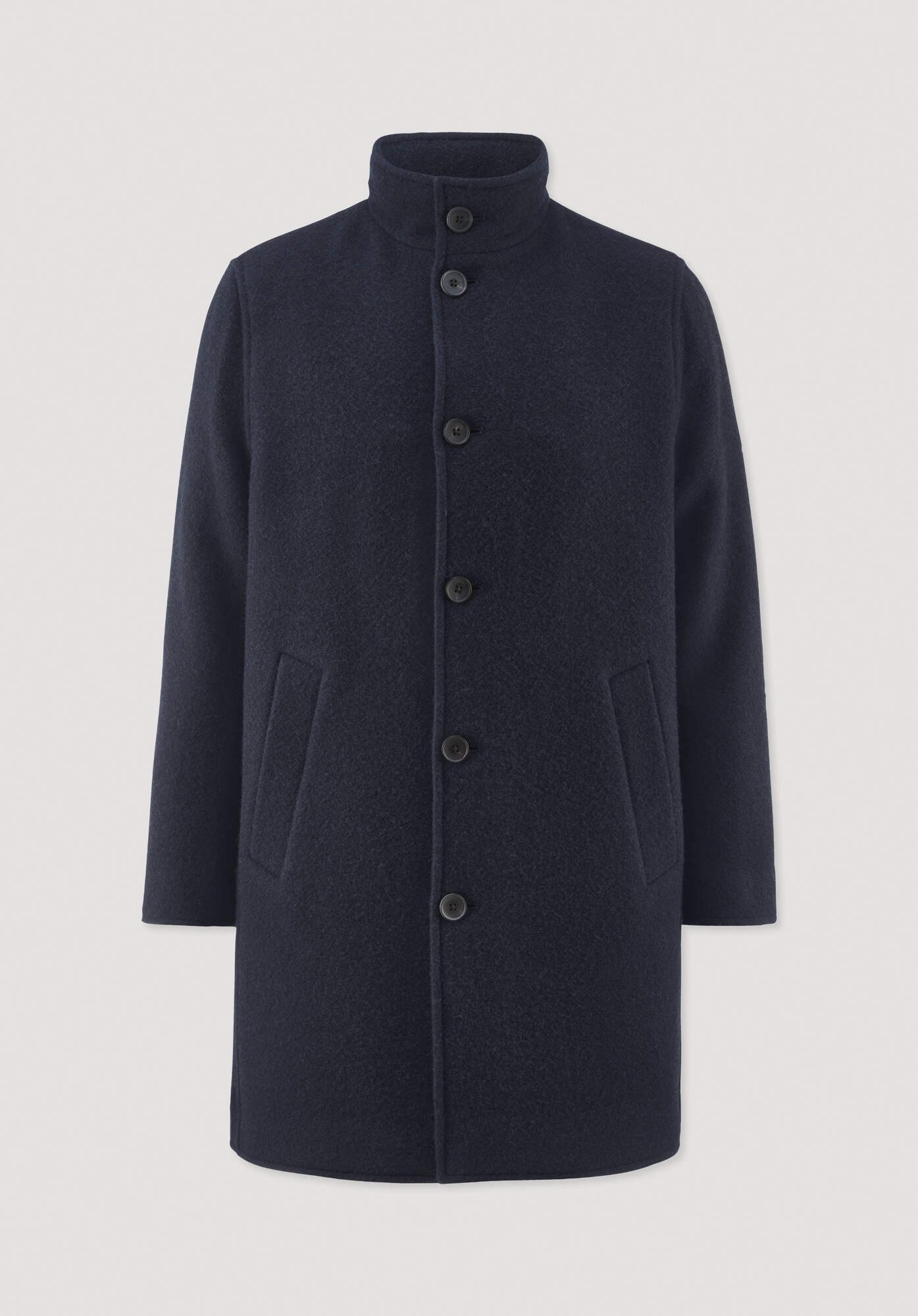 Hessnatur Wintermantel Regular aus regionaler Schurwolle (1-tlg)