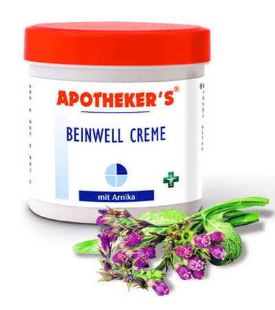 APOTHEKER'S Fußcreme BEINWELL Creme 250ml Arnika Körpercreme Hautcreme Massage Lotion Balsam Salbe 42