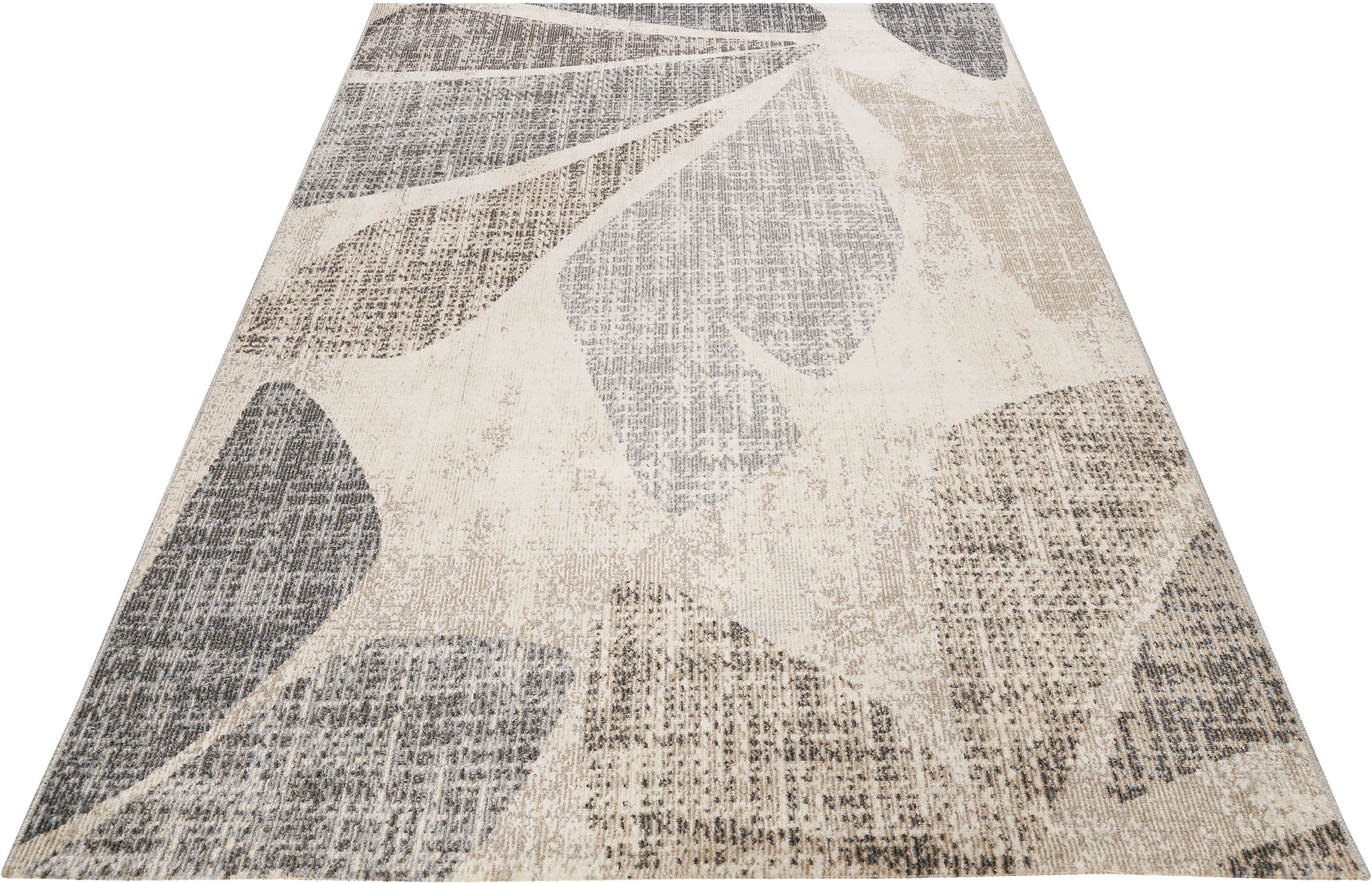 Esprit Outdoorteppich Leaf, ESP-20084, rechteckig, Höhe: 4 mm, In- und Outdoor geeignet, Aussenbereich, Terrasse, Balkon, Küche
