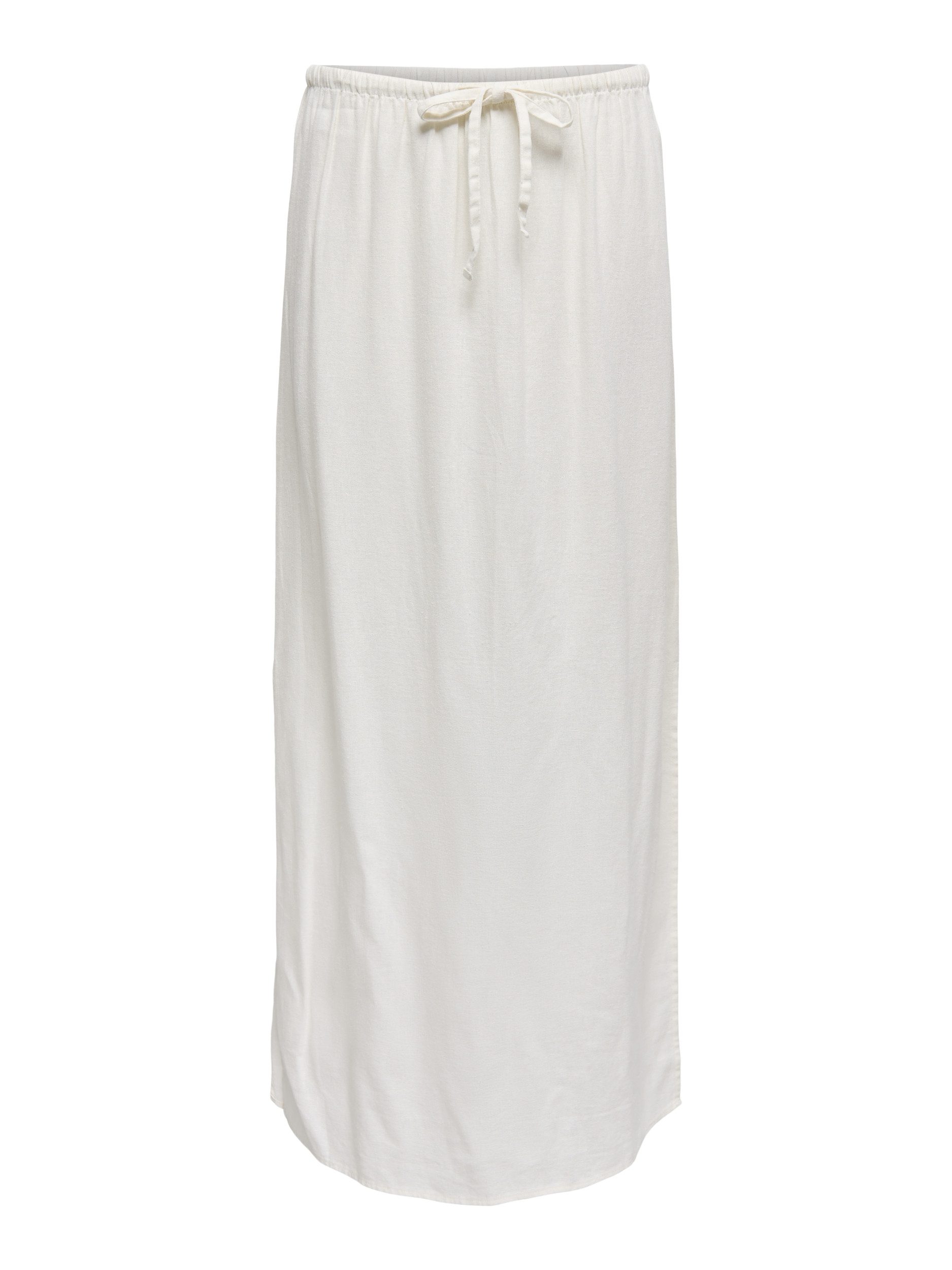 Maxirock - klassischer Maxi in Unifarbe mit Seitenschlitzen