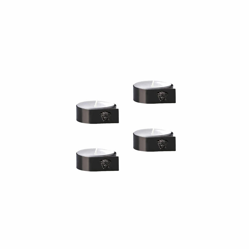 Teelichthalter Tischlichter 4er Set Medusa Black