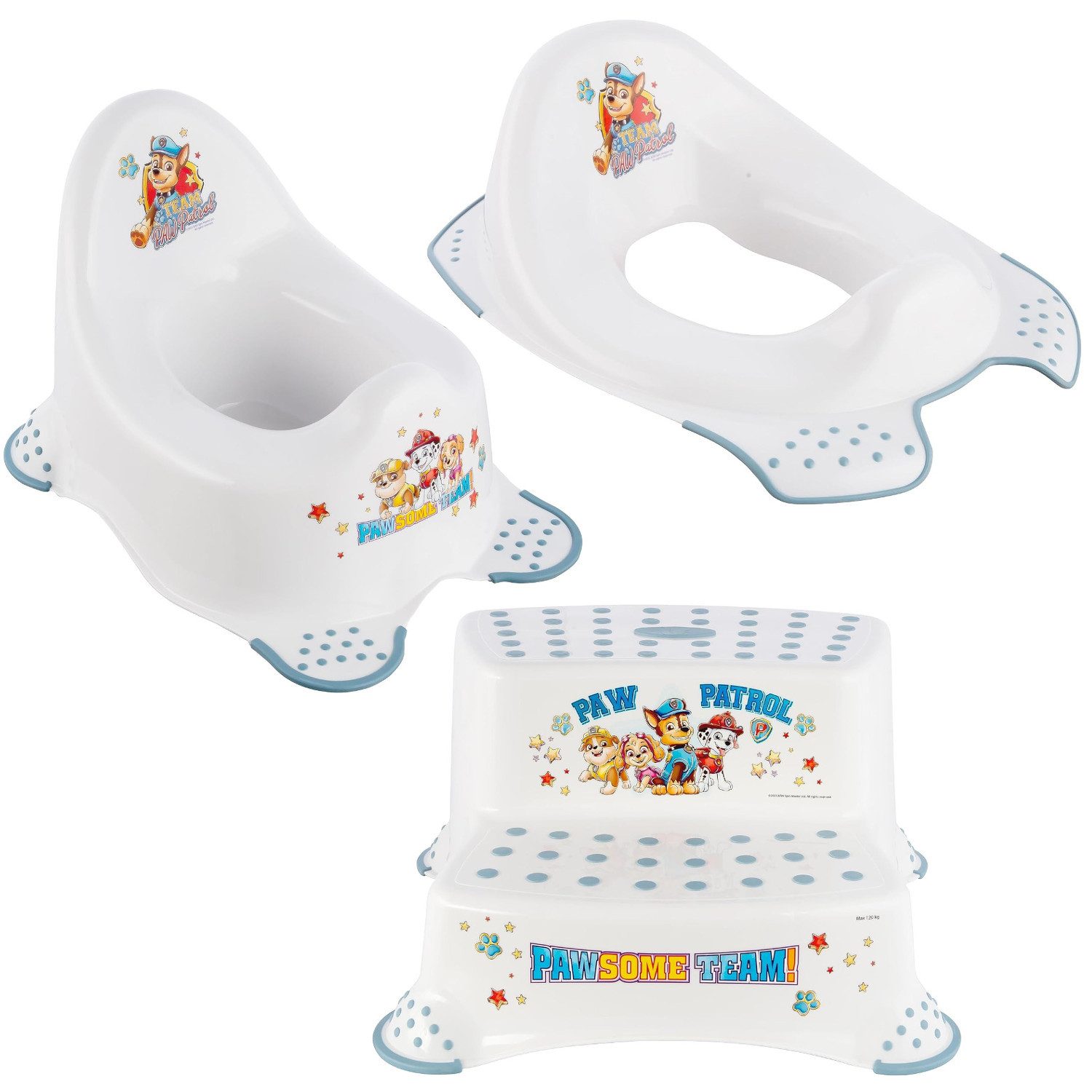 keeeper Toilettensitzerhöhung Paw Patrol Töpfchensitz-Plattform Toilettensitzbezug Töpfchen