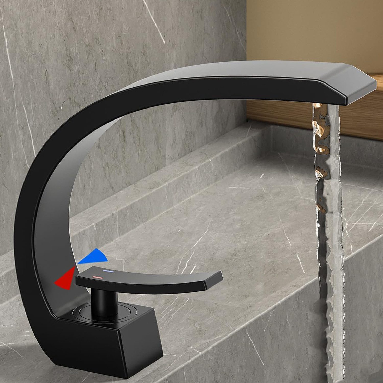 STILVORA Waschtischarmatur Wasserhahn Armatur Einhebelmischer, Badarmatur m günstig online kaufen