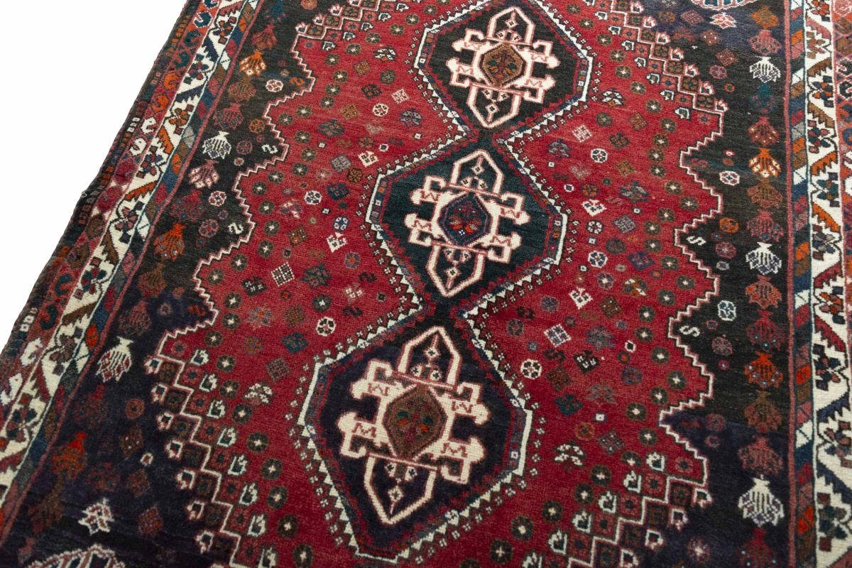Orientteppich Shiraz 106x150 mm Perserteppich, 10 Handgeknüpfter / Orientteppich Nain Trading, rechteckig, Höhe