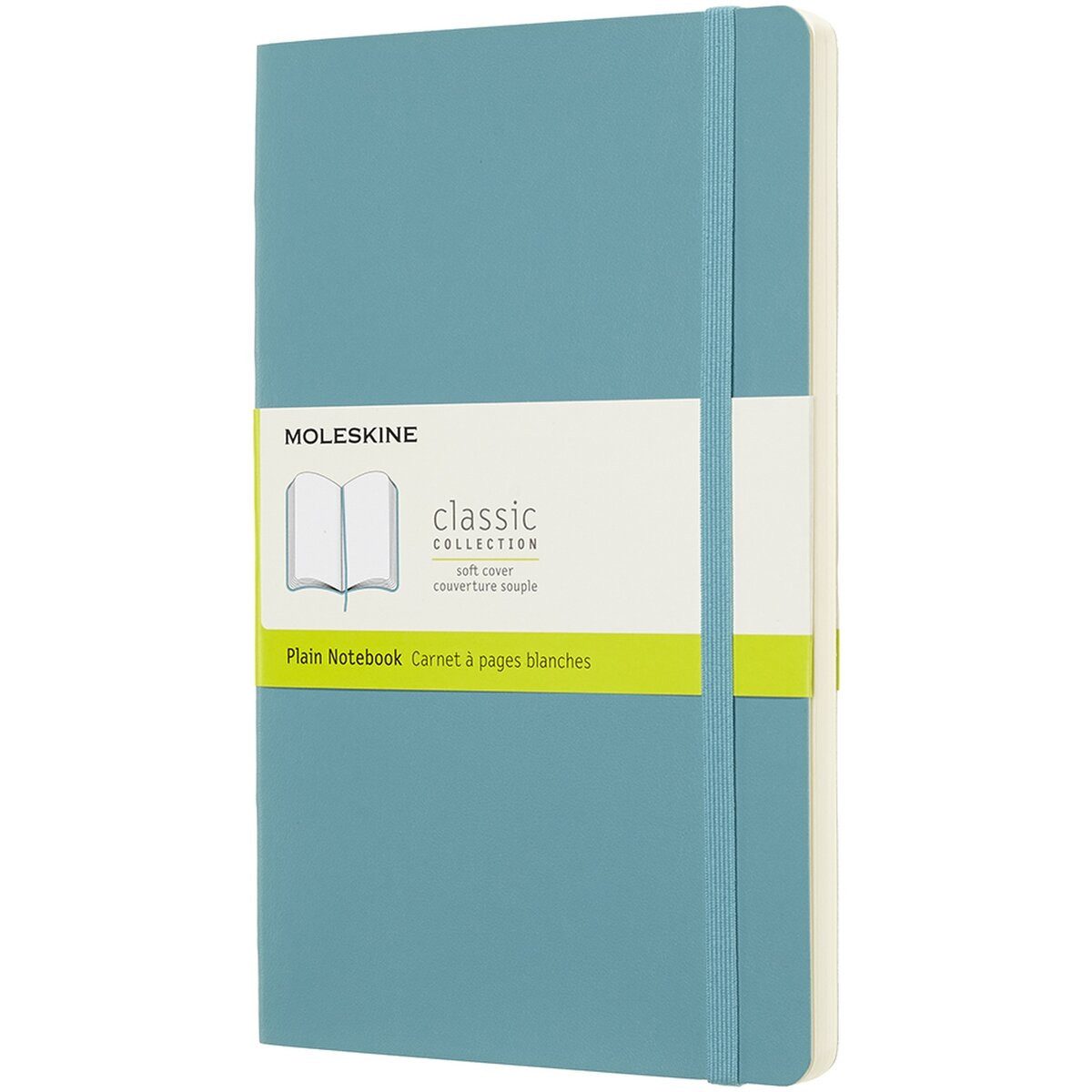 MOLESKINE Notizbuch Notizbuch Large A5 blanko Softcover riffblau