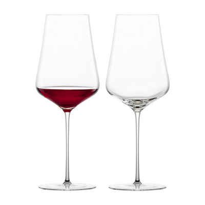 Zwiesel Glas Rotweinglas Duo Bordeaux Rotweingläser 729 ml 2er Set, Glas