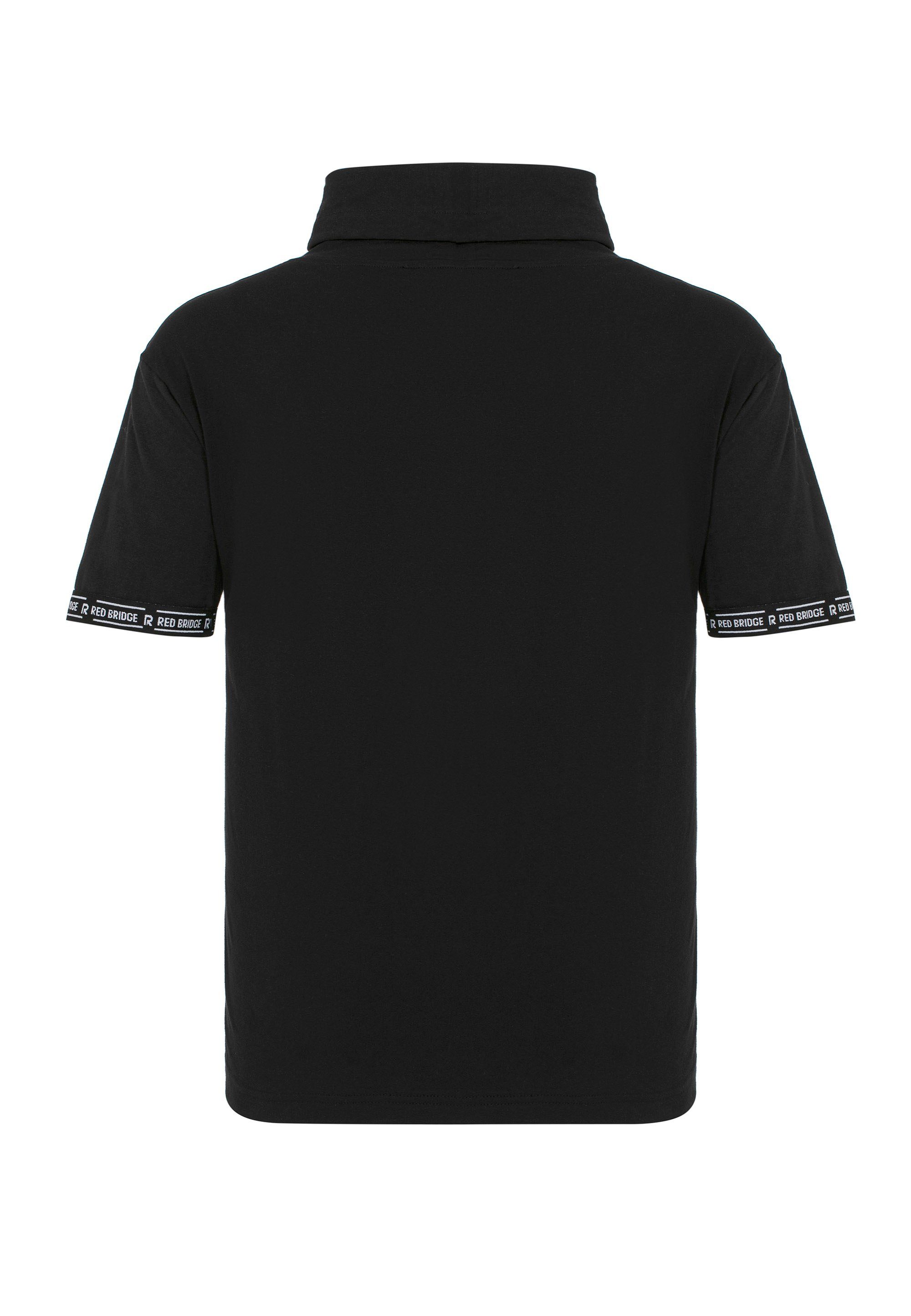modischem mit Rollkragen Saint RedBridge Albans T-Shirt schwarz