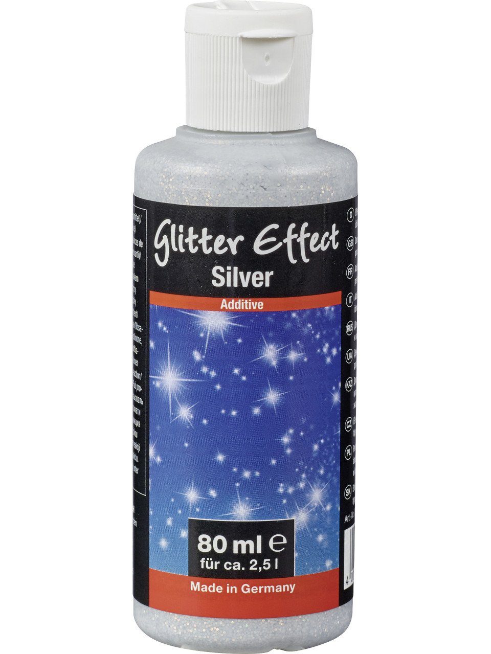 decotric® Strukturpaste Decotric Glitter Effect Silver 80 ml