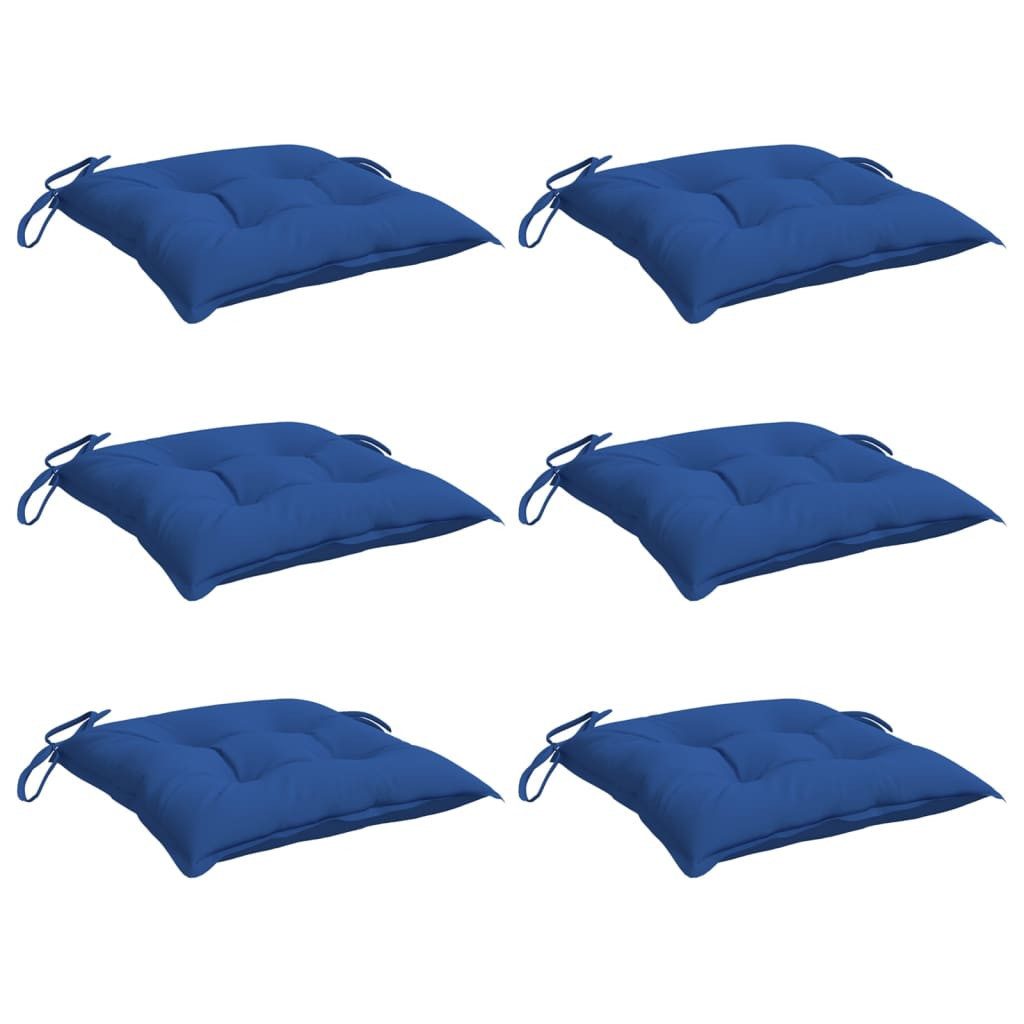 vidaXL Sitzauflage Palettenkissen 6 Stk. Blau günstig online kaufen