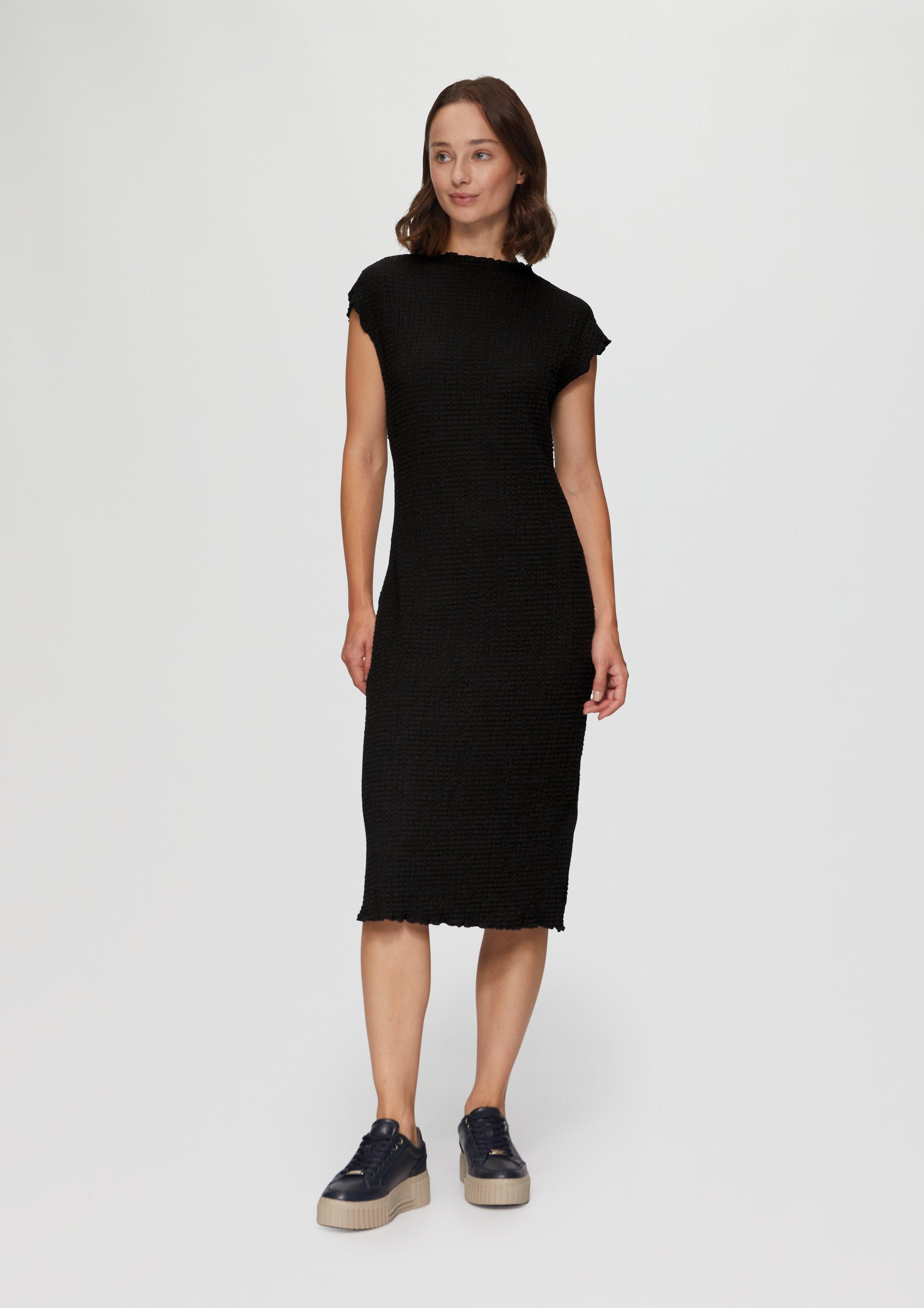 Eevi Strickkleid Rollkragen Kleid Baumwolle Bio Baumwolle