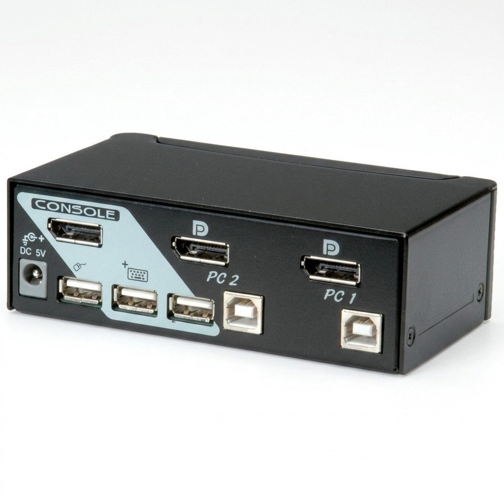 ROLINE Audio / Video Matrix-Switch ROLINE KVM DisplayPort USB 2.0