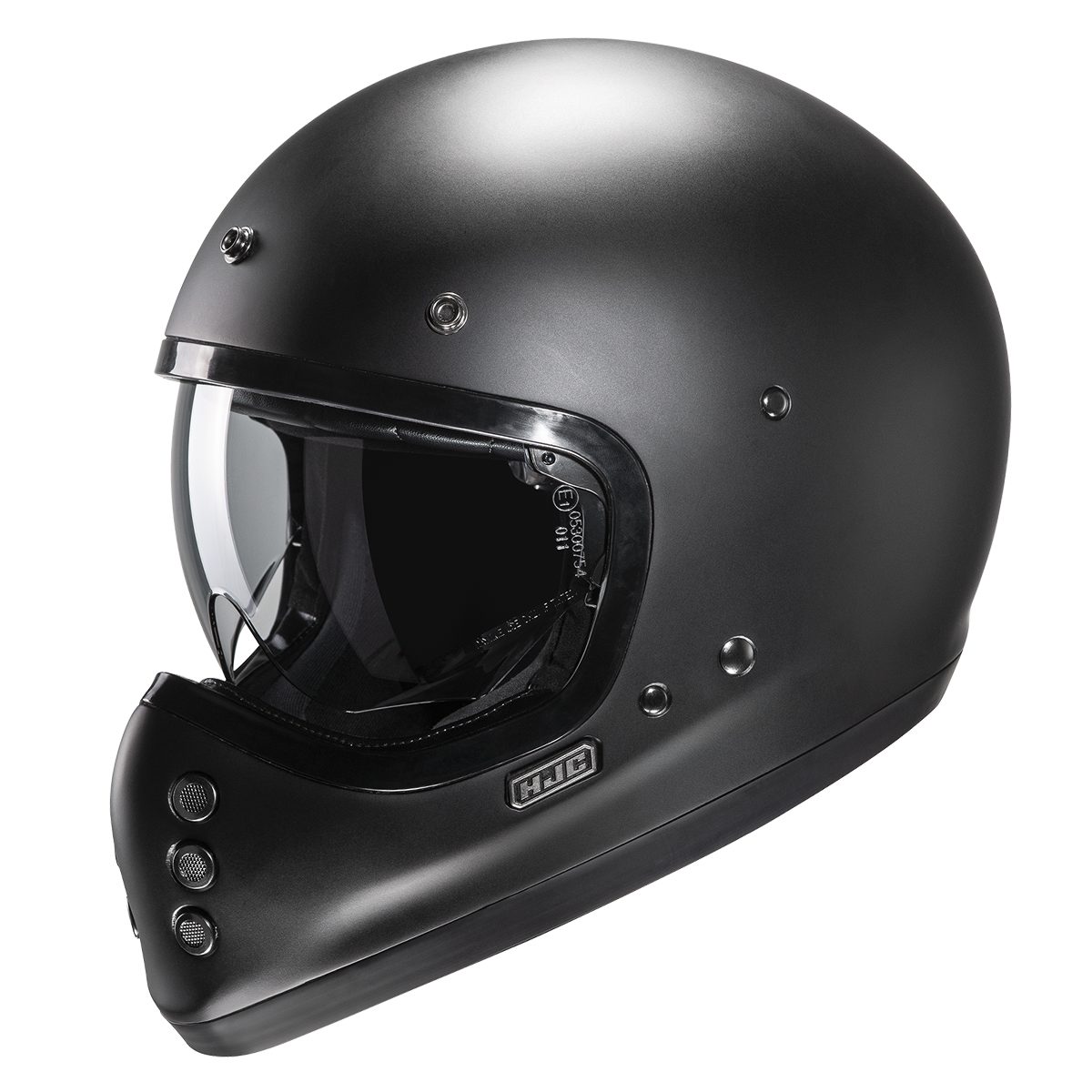 HJC Motorradhelm HJC V60 Integralhelm Semi-Matt Schwarz S (1er Set)