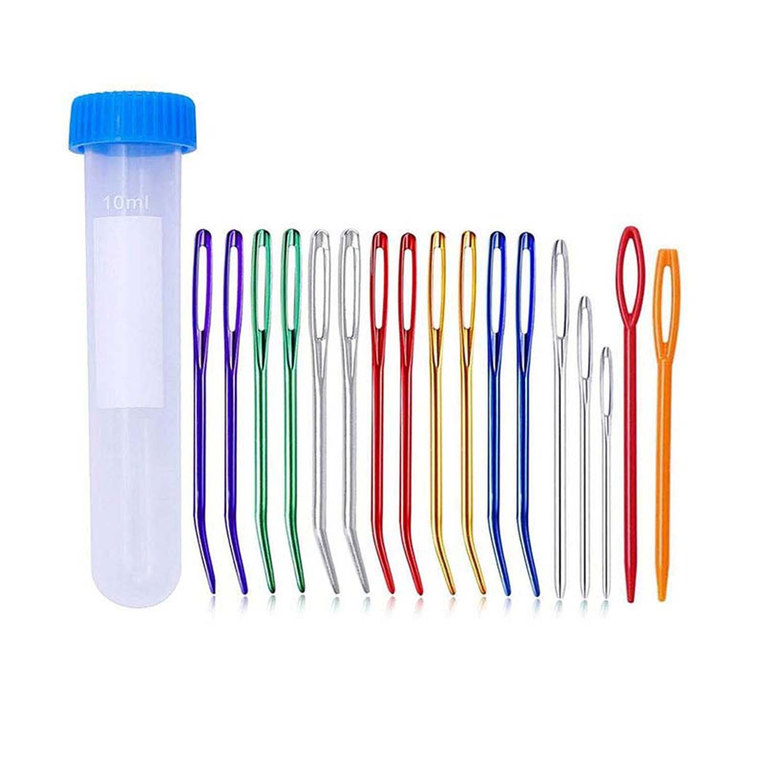 trends for living Stricknadeln Garnnadel-Set 17 stucke Stopfnadeln, gebogene Spitze DIY Nähnadel-Set, 17 St.