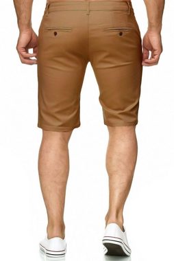 Egomaxx Chinoshorts Chino Capri Shorts Kurze Bermuda Sommer Hose Fredy & Roy (1-tlg) 2300 in Braun