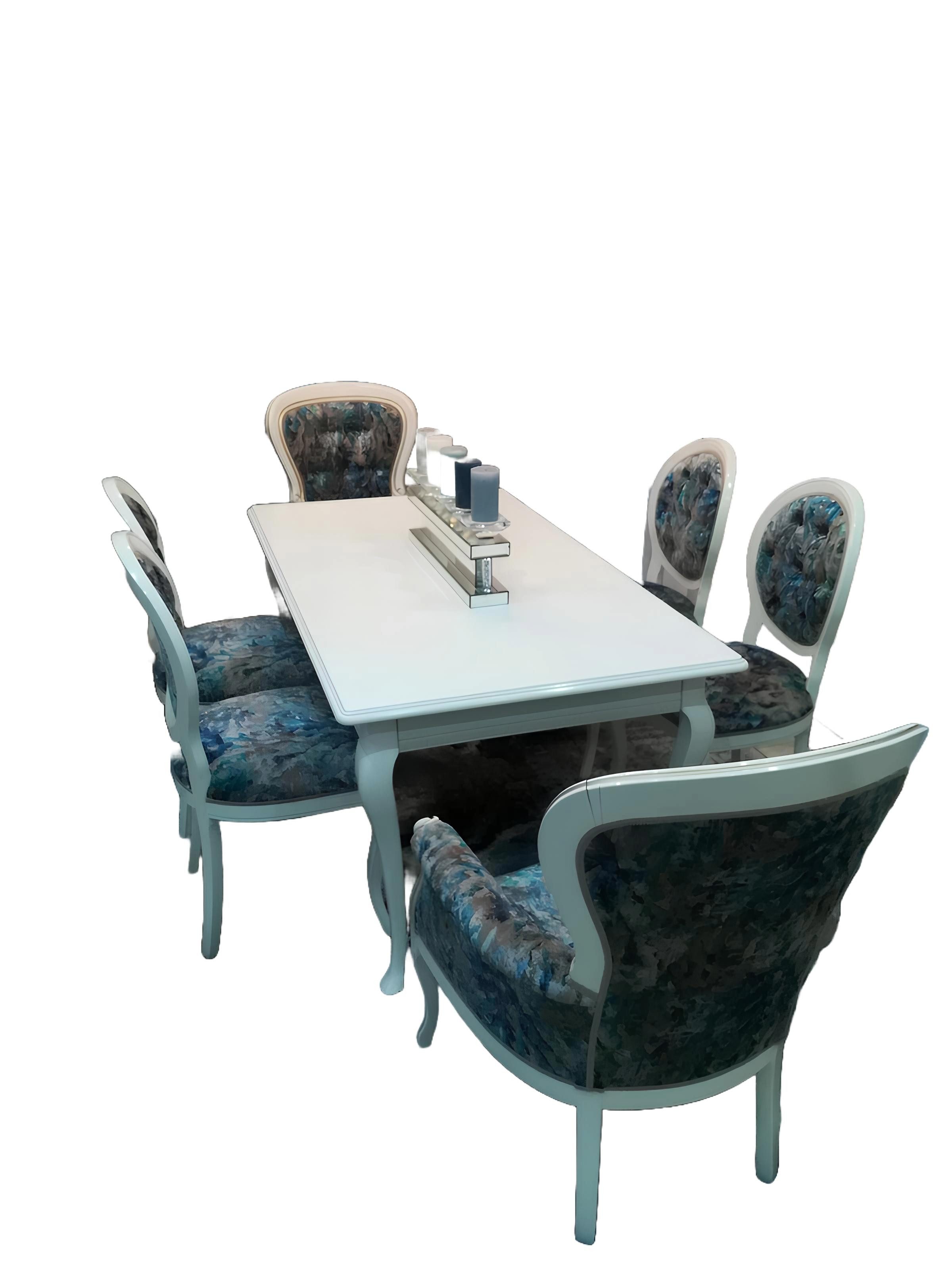 Xlmoebel Sitzgruppe Chesterfield-Stühle mit hochwertiger Polsterung und stilvollen Details, Hergestellt in Europa