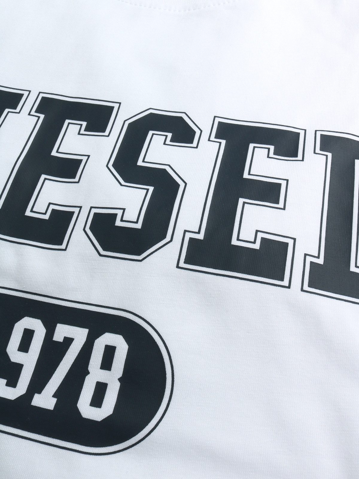 Diesel Rundhalsshirt Slim Fit Logo Shirt günstig online kaufen