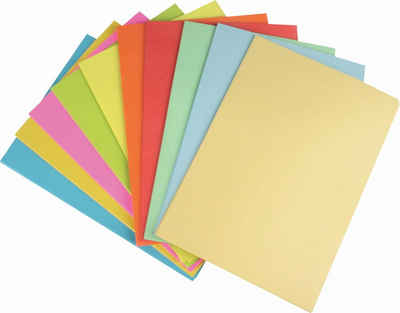 Livepac Office Drucker- und Kopierpapier 100 Blatt farbiges Druckerpapier / 10 verschiedene pastell,neon,intens
