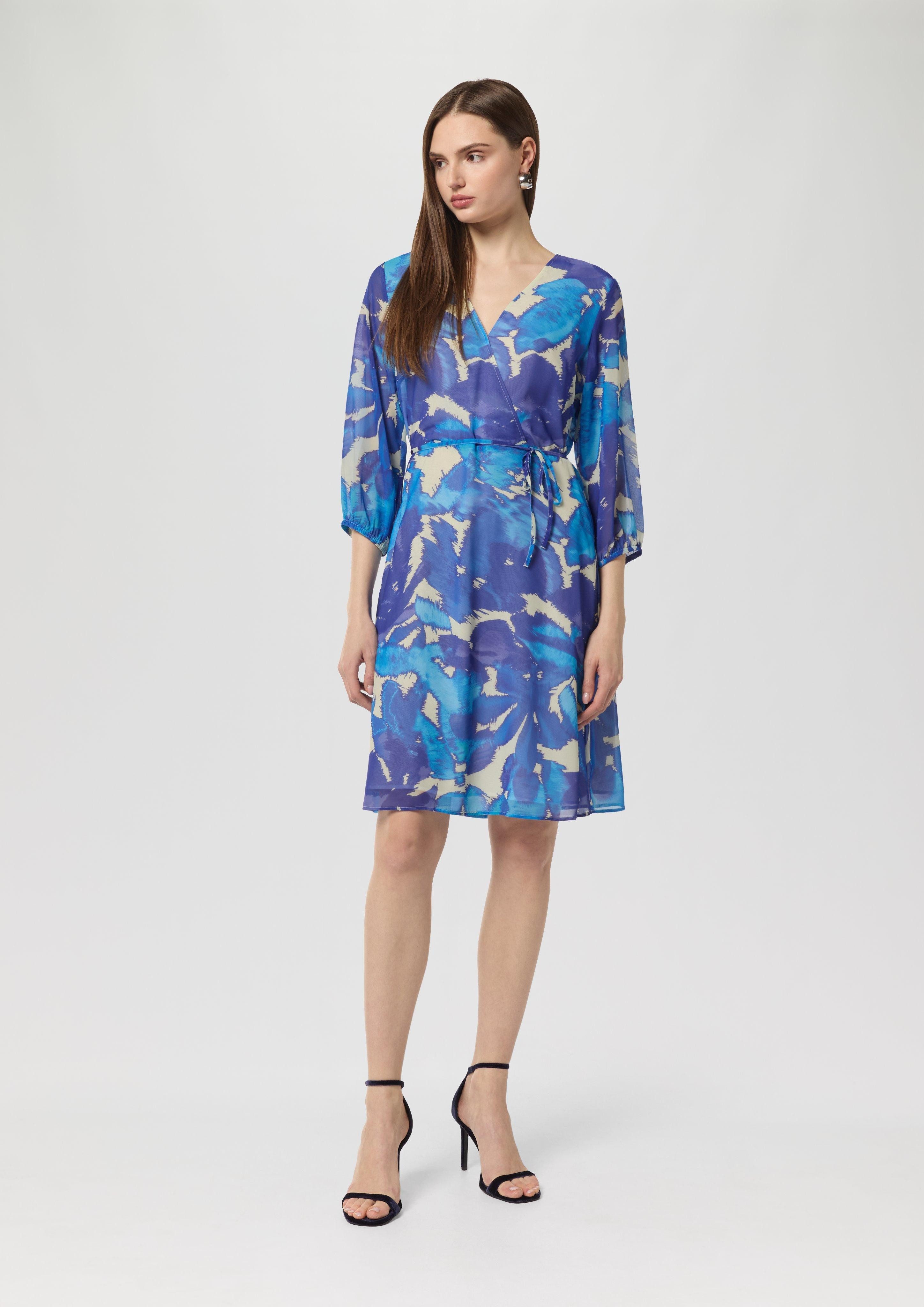 Minikleid Kurzes Chiffon-Kleid