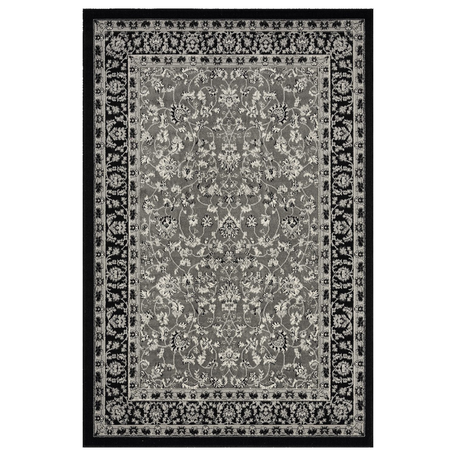 Vimoda Orientteppich Klassischer Teppich Kurzflor in Grün, Beige, Rot & Gra günstig online kaufen