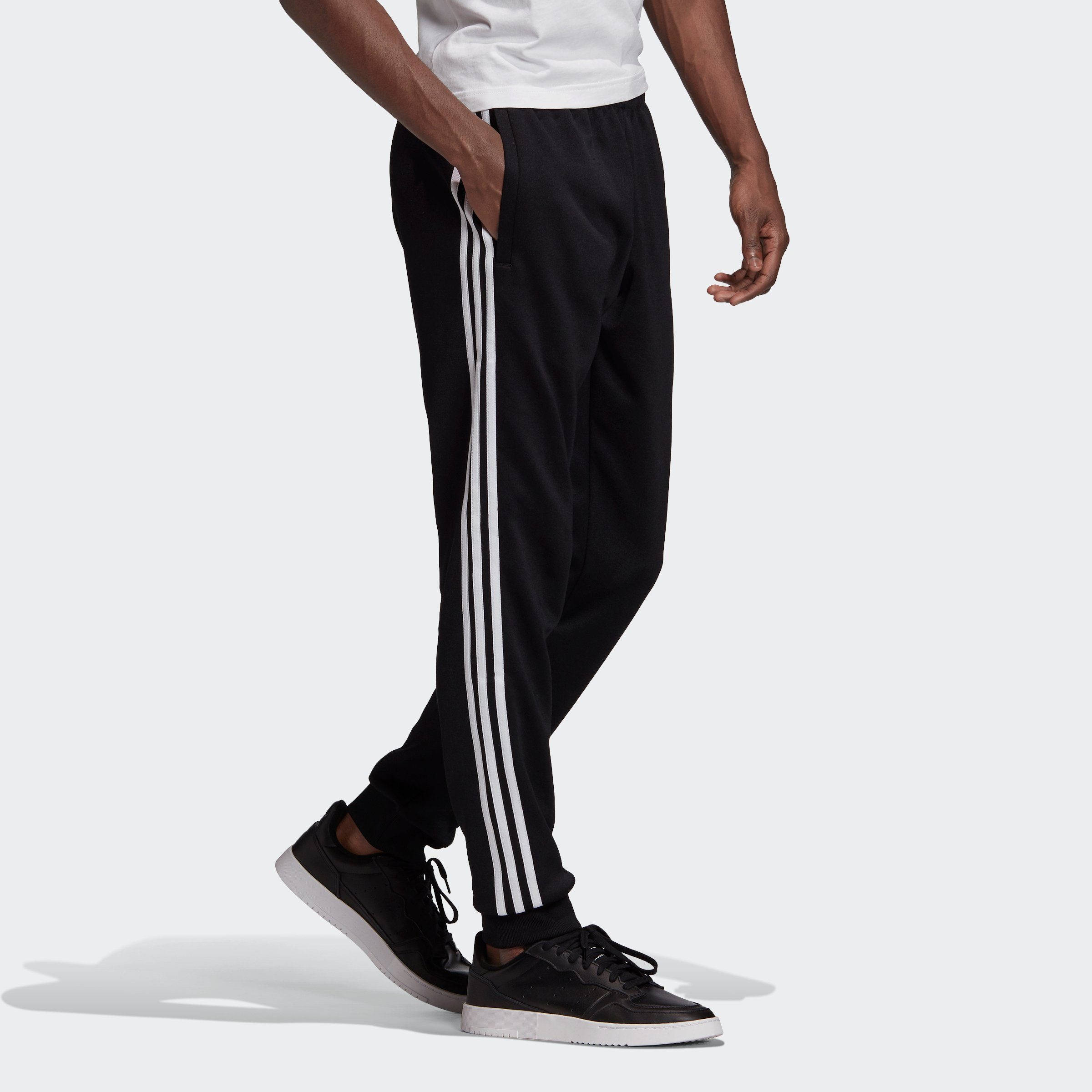 (1-tlg) BLACK/WHITE adidas Jogginghose SST Originals CLASSICS ADICOLOR