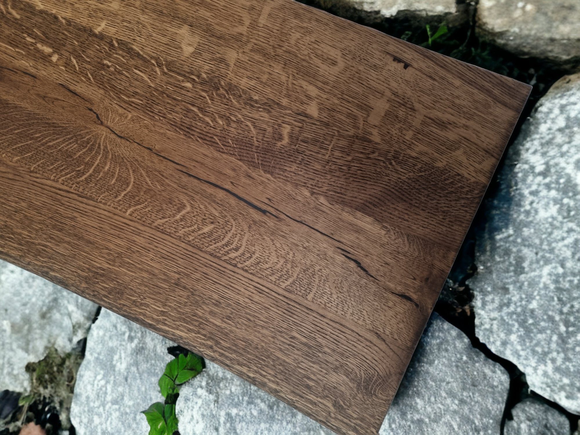 DM-Handel Waschtischplatte Eiche Holzplatte massiv (von 40 cm bis 120 cm Br günstig online kaufen