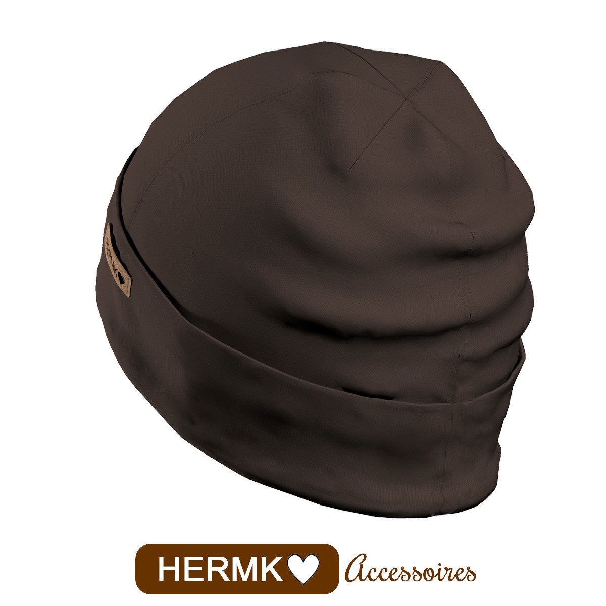 HERMKO Beanie 881910 Mütze für Damen und Herren aus 100% Bio-Baumwolle