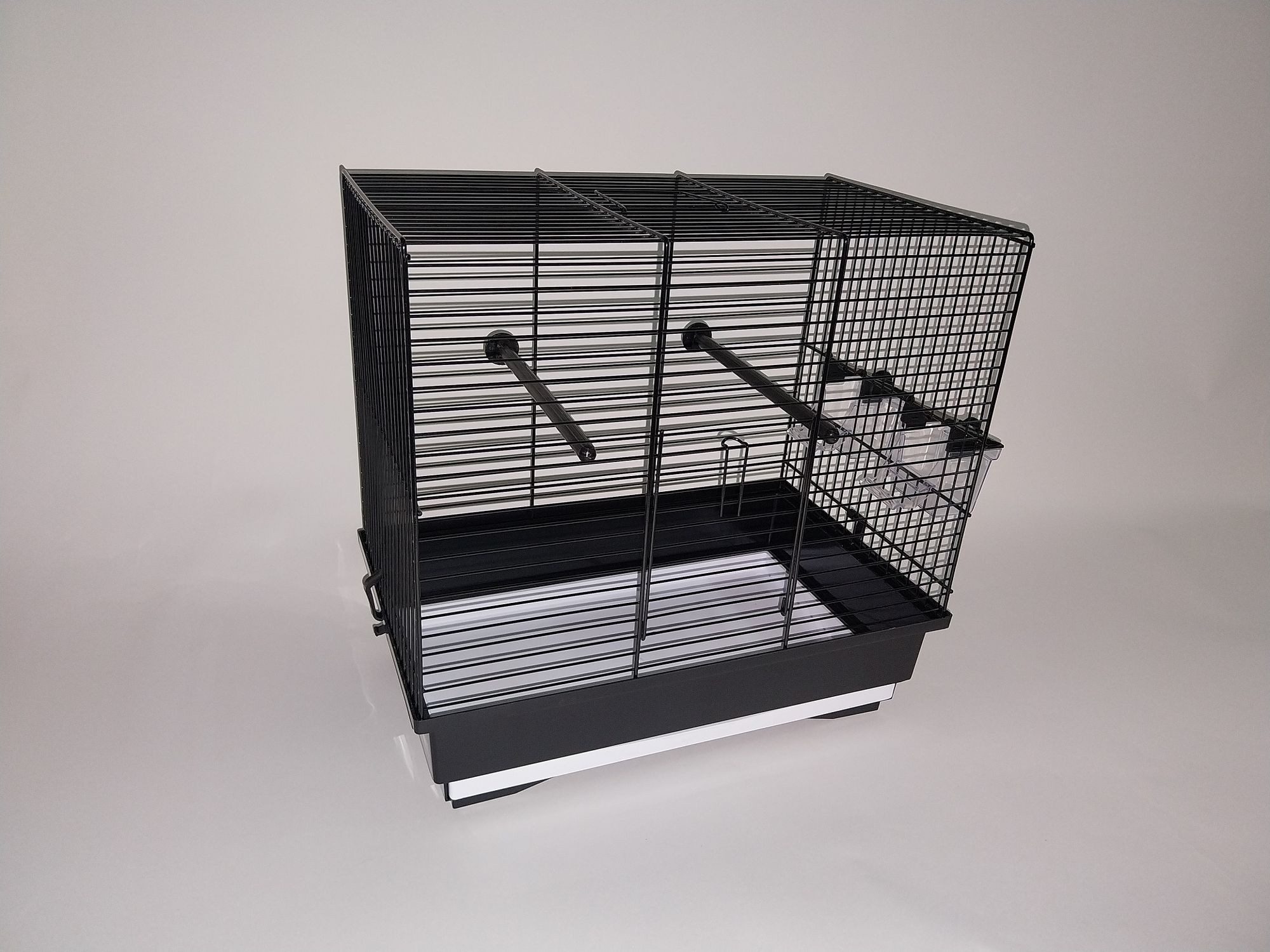 Vogelkäfig Vogelkäfig Vogelheim Vogelbauer schwarz grau