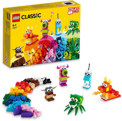 LEGO® Konstruktionsspielsteine »Kreative Monster (11017), LEGO® Classic«, (140 St), Made in Europe