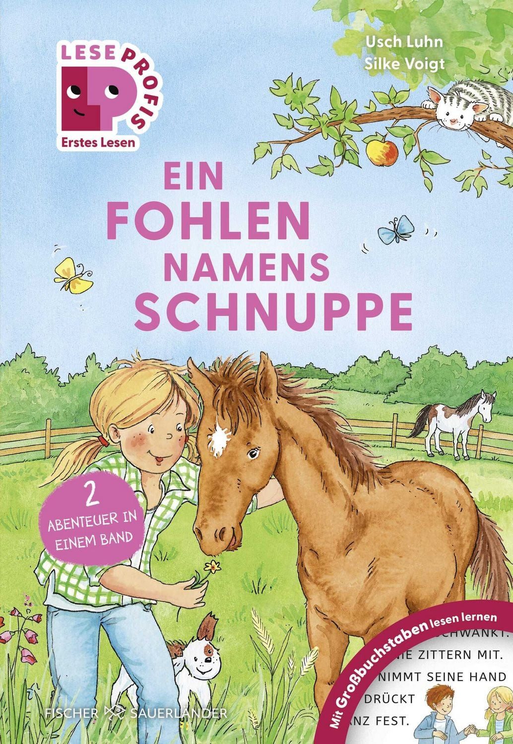 Leseprofis – GROSSBUCHSTABEN: EIN FOHLEN NAMENS SCHNUPPE, 1. Klasse / Usch Luhn