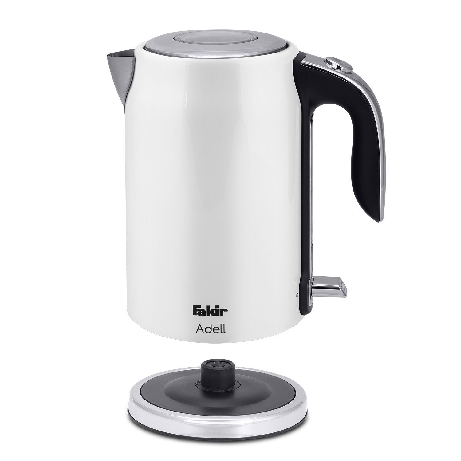 FAKIR Wasserkocher Adell Wasserkocher, 1.7 l, 2200 W, 2200 Watt für schnelles Erhitzen