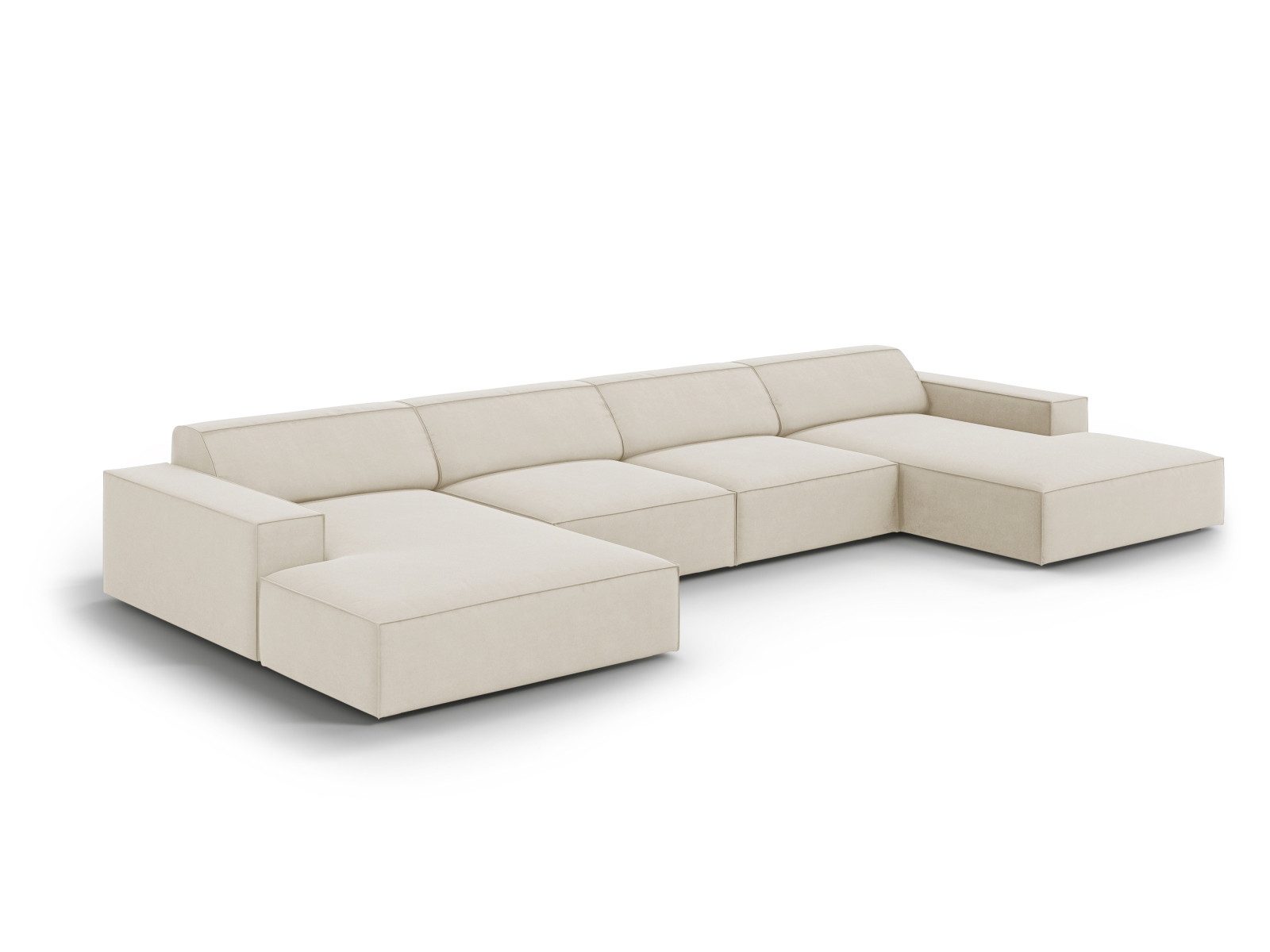 Micadoni Ecksofa Jodie, Panorama 6-Sitzer günstig online kaufen